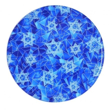 ANDREAS Andreas TR-244 Jewish Start Blue Trivet; Pack of 3 TR-244